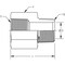 World Wide Fittings Female Pipe to Male Pipe Expander 3209X08X02 - alternate 2